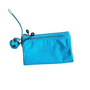 Kipling Wallet Blue Black Monkey Bob